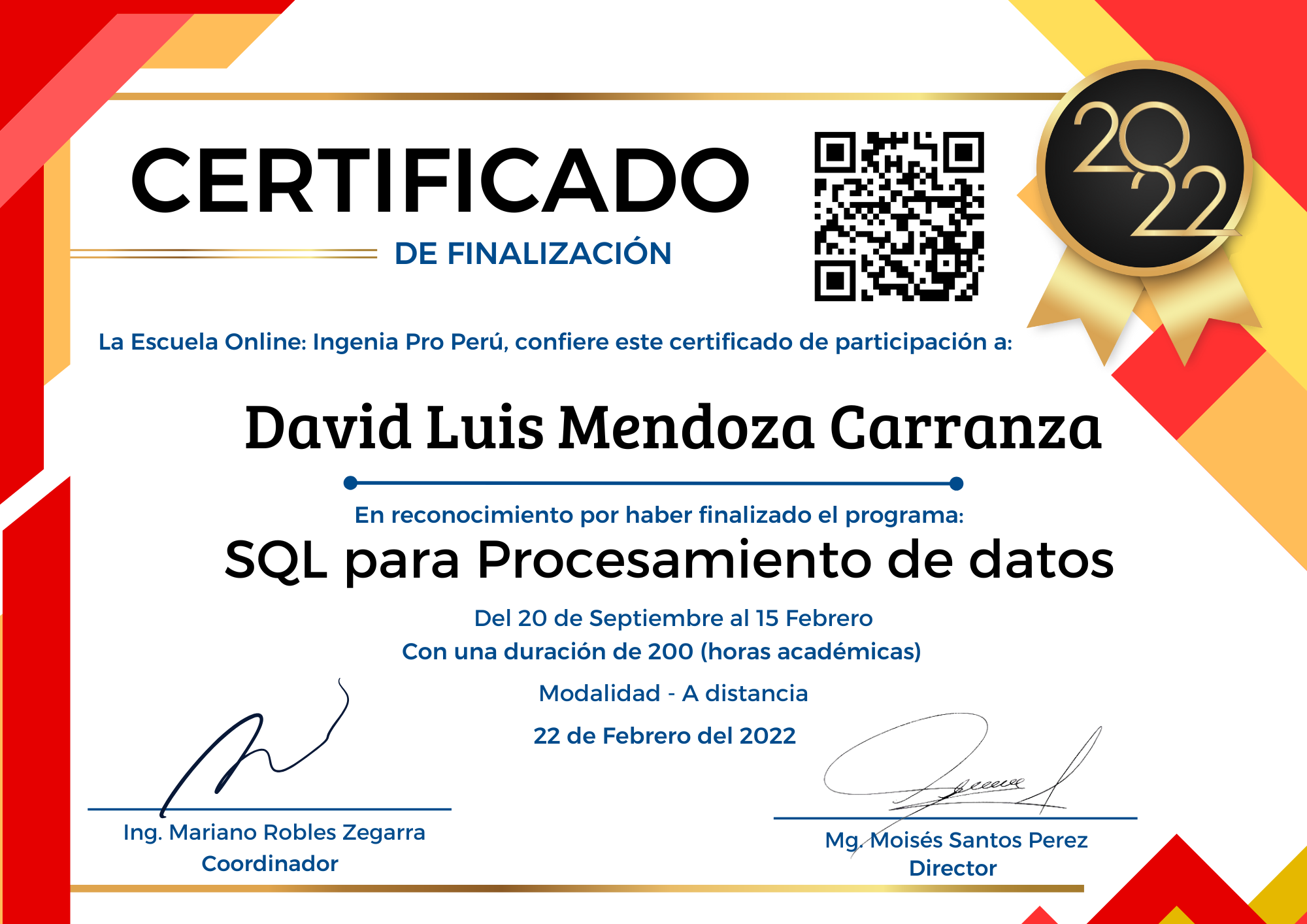 david-luis-mendoza-carranza Certificado