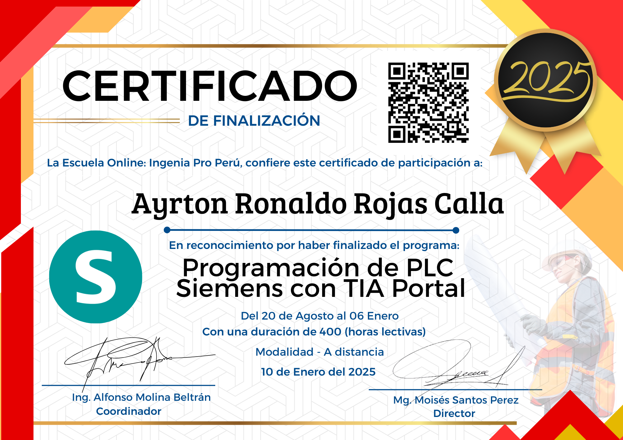 Ayrton Ronaldo Rojas Calla - siemens 1