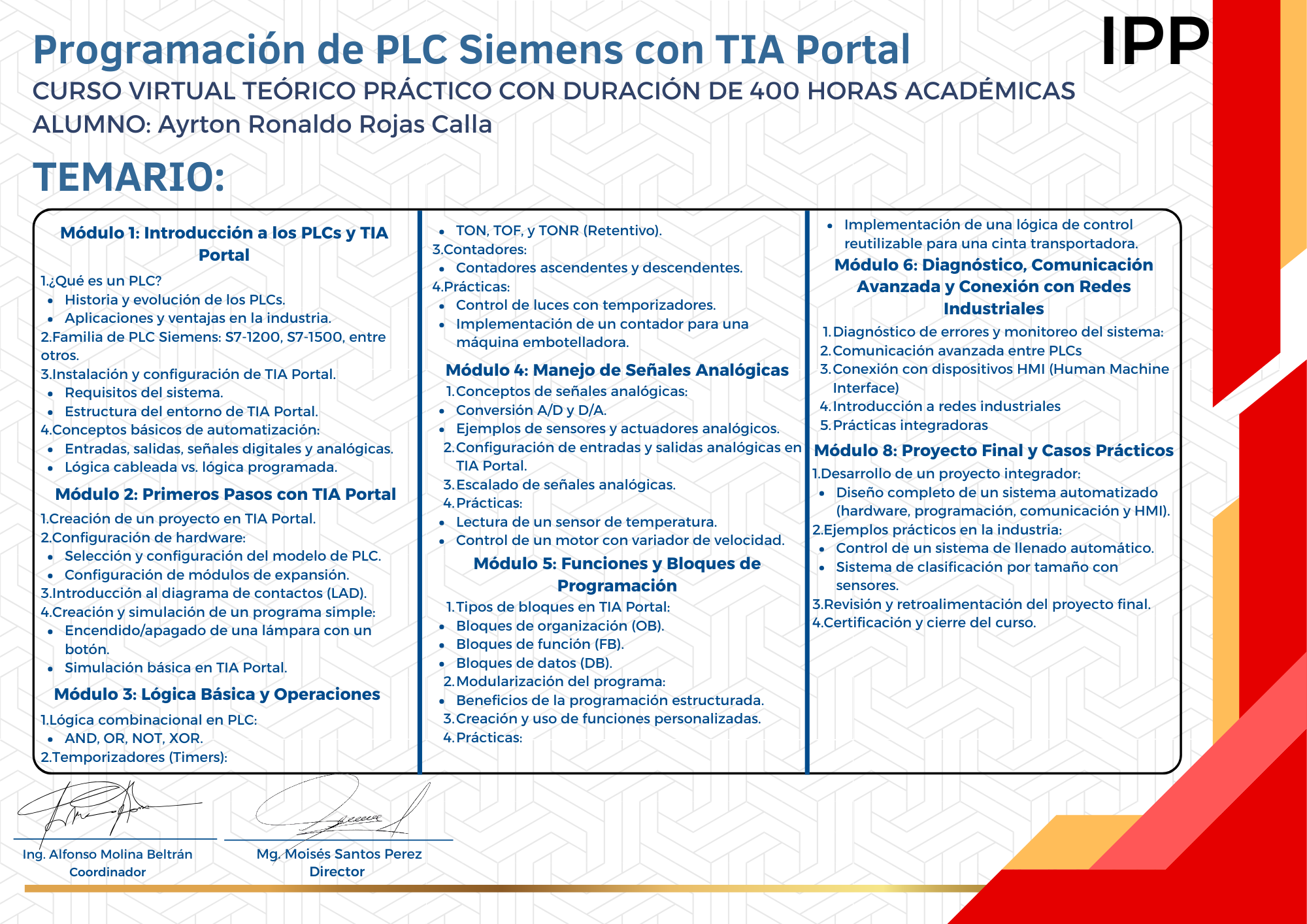 Ayrton Ronaldo Rojas Calla - siemens 2